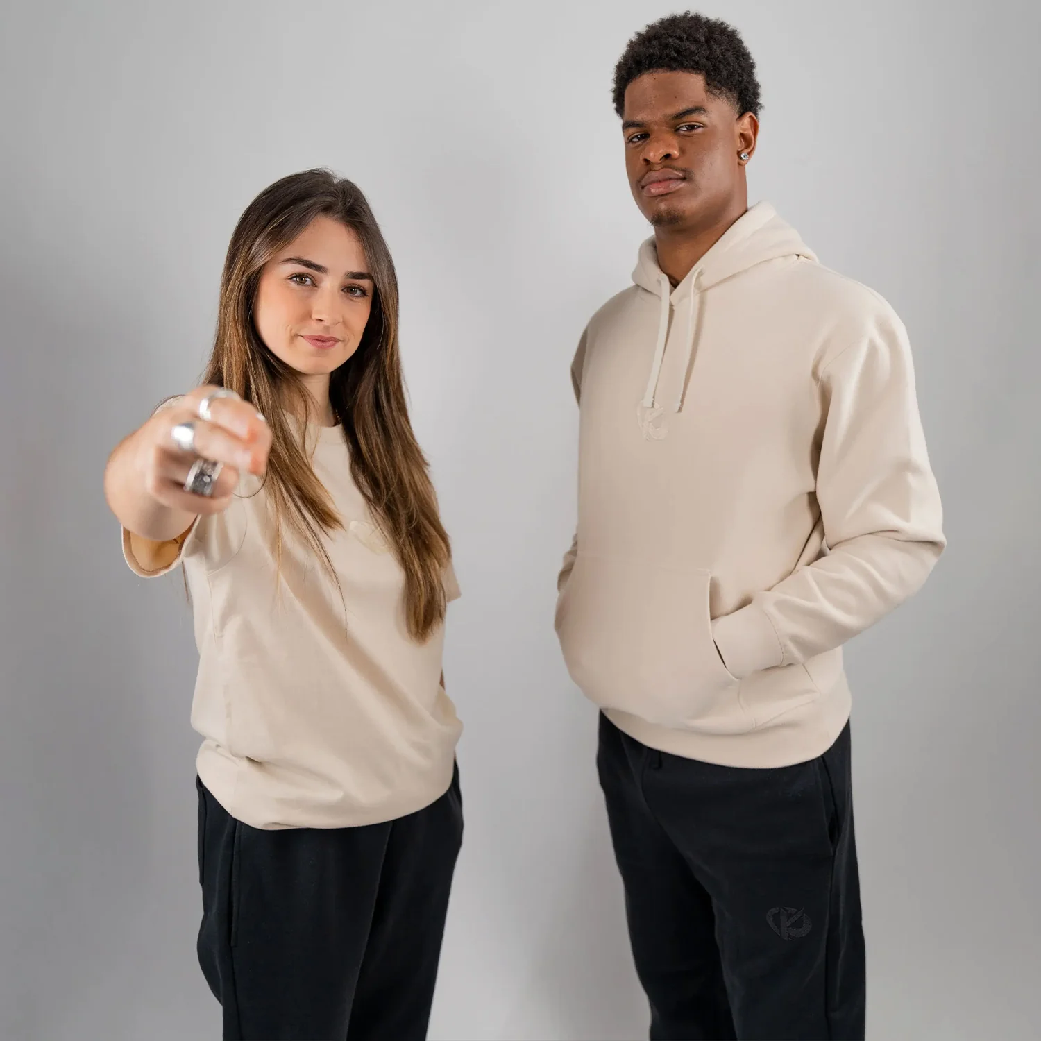 Hoodie Classique Beige - Image 4