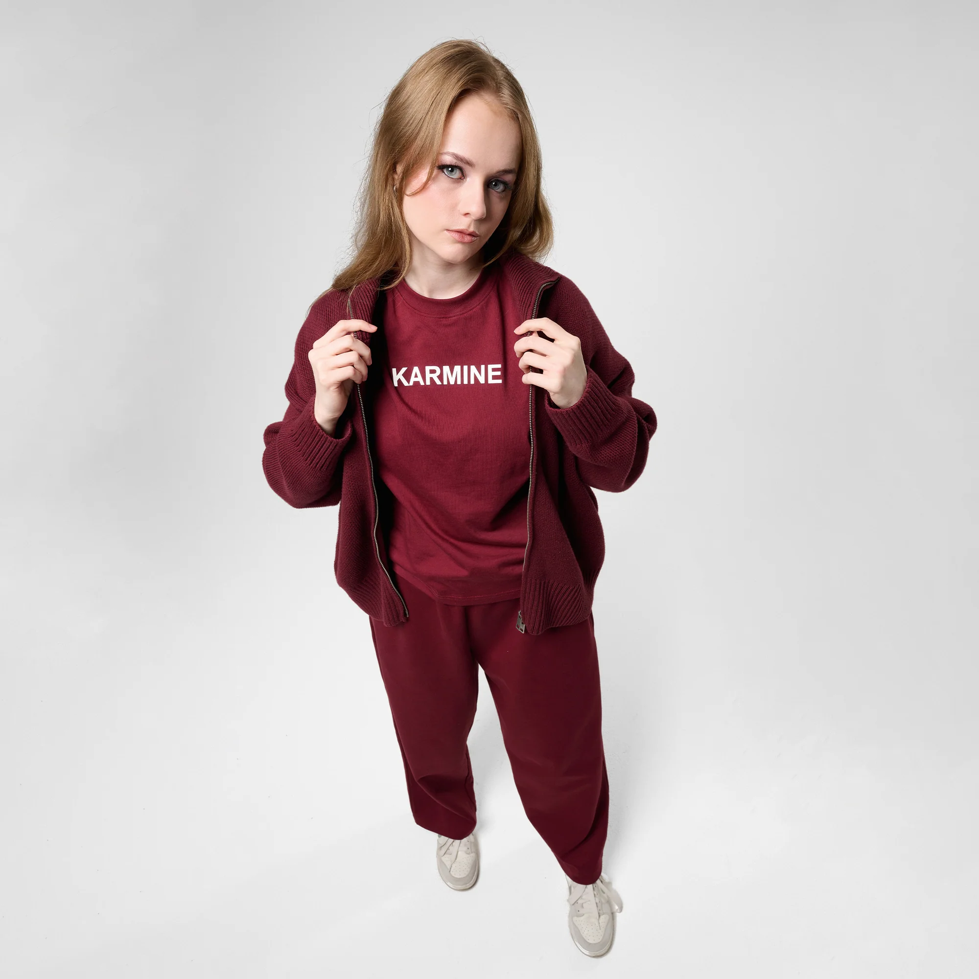 FW25 - Le Zip Knit Bordeaux - Image 5