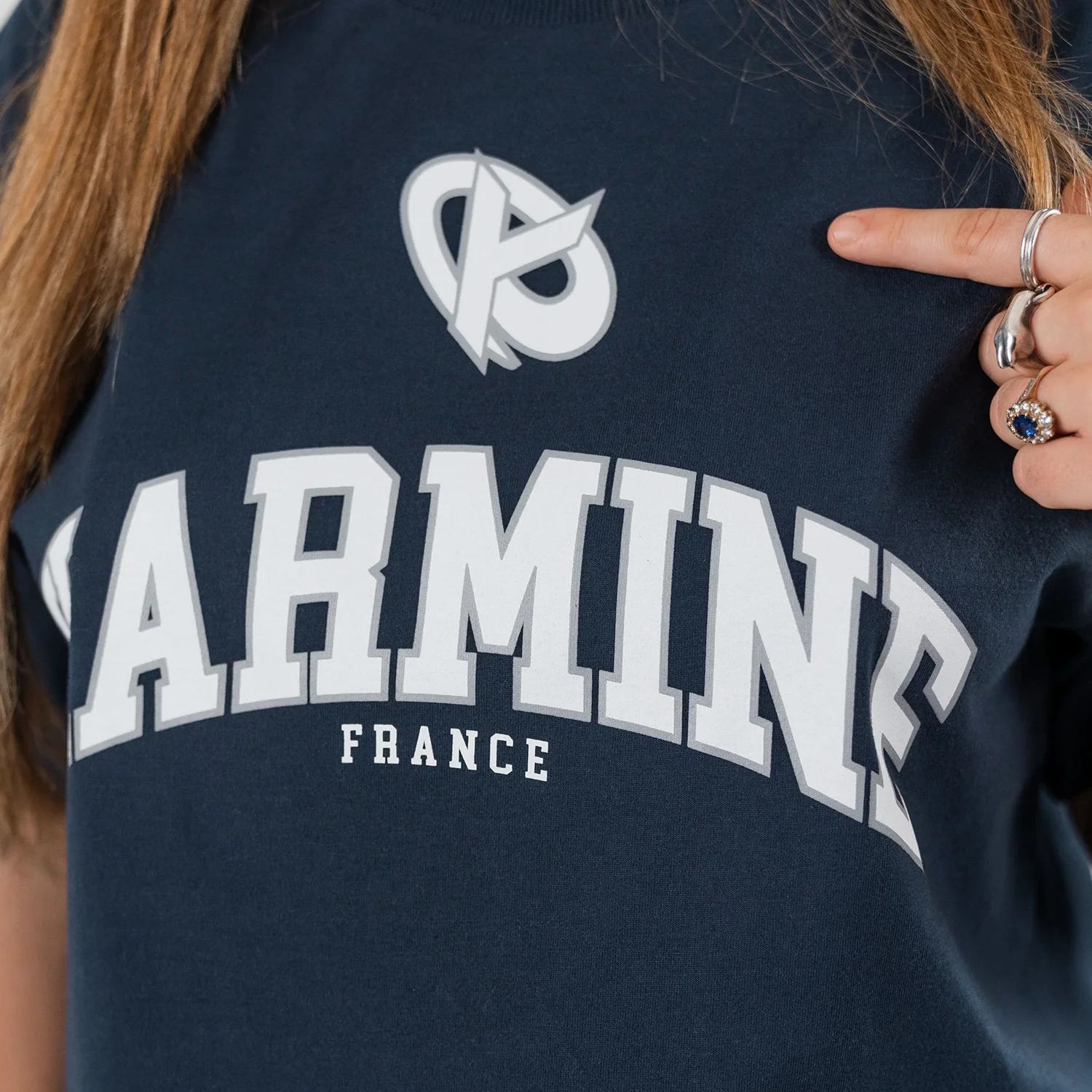 T-shirt University Bleu - Image 3